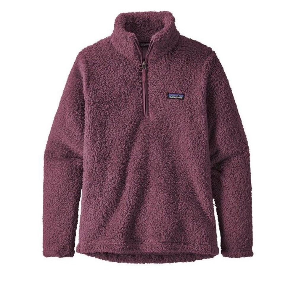 Patagonia Women’s Plush Half-Zip Fleece Pullover in Plum